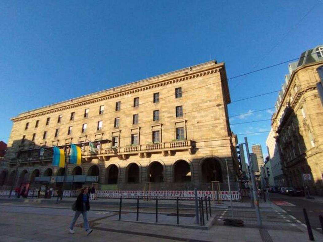 شقة Mannheim Zentrum Stadthaus Zimmer 5 المظهر الخارجي الصورة